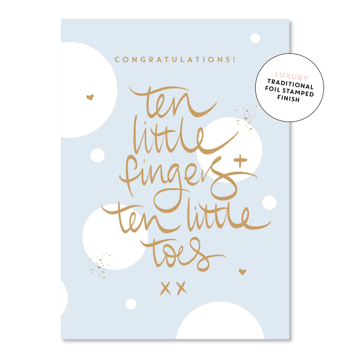Card - 10 Fingers & Toes - Blue