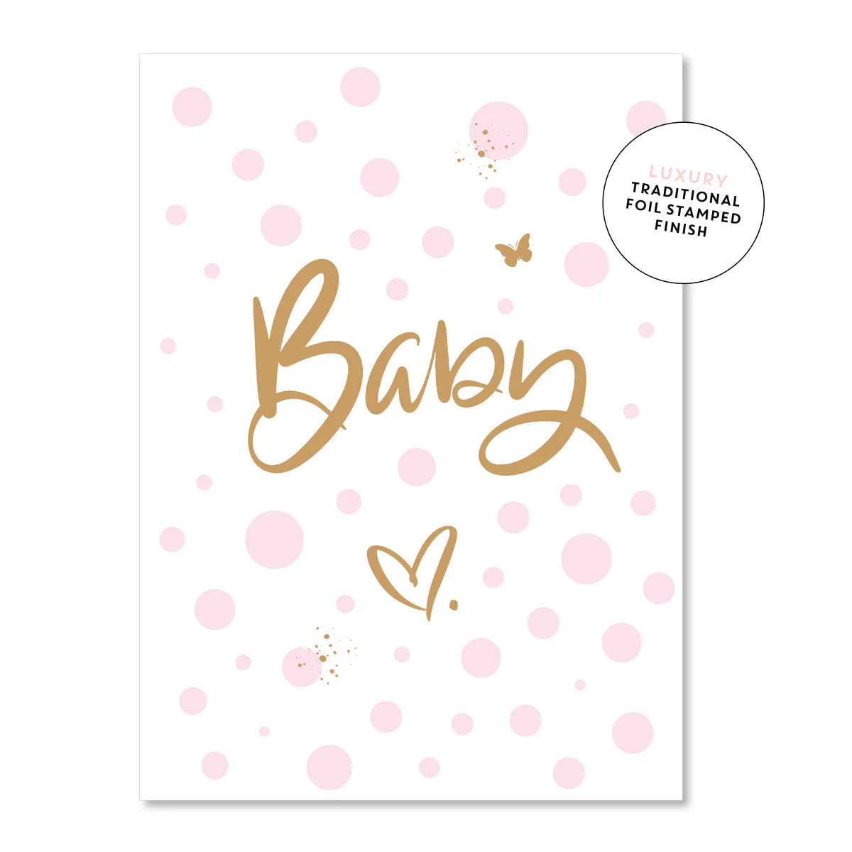 Card - Spotty Baby PinK