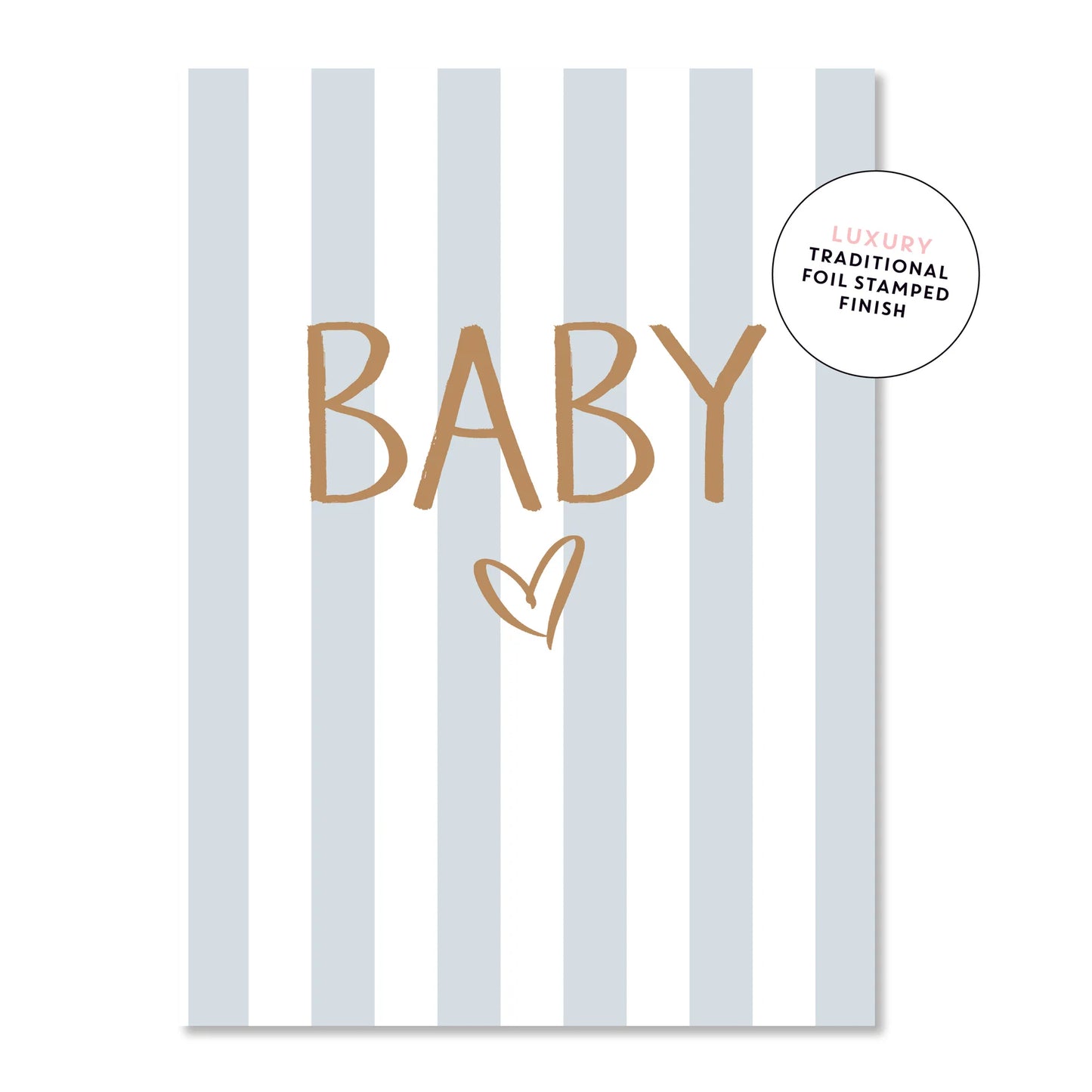 Card - Baby Bold Stripes Blue