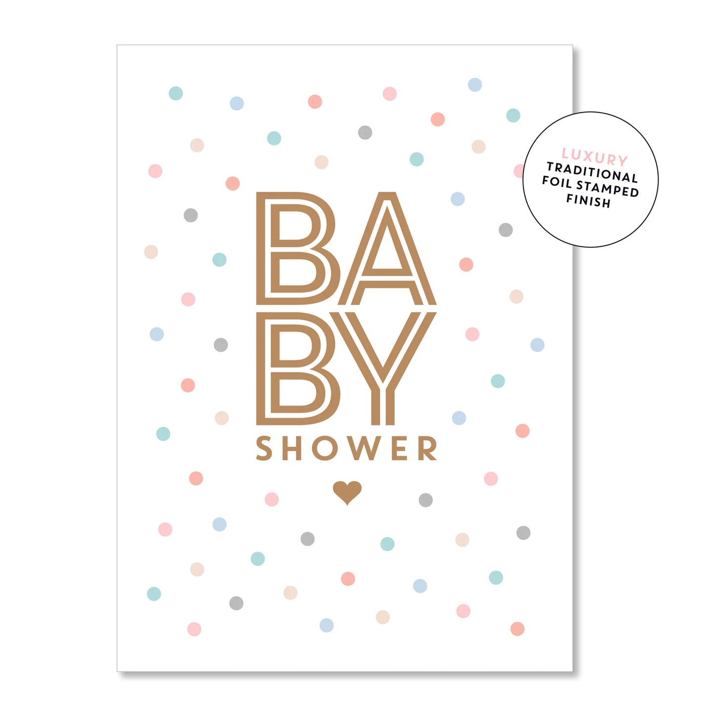 Card - Baby Shower Confetti