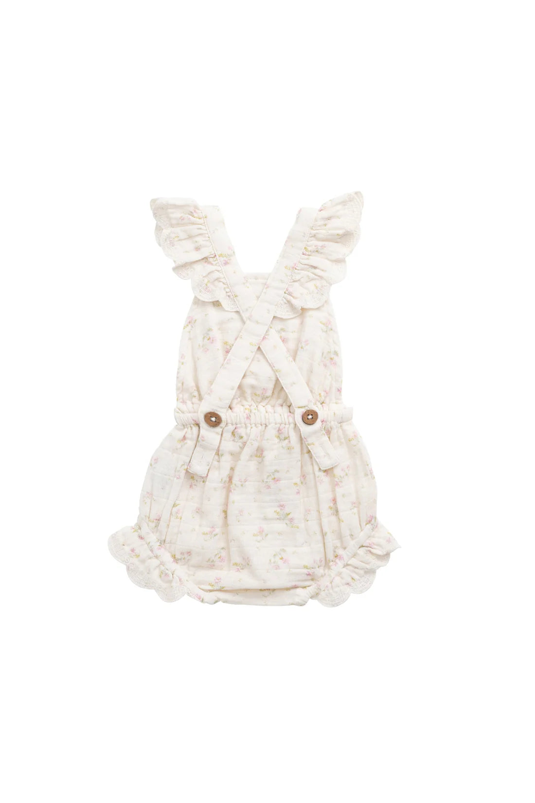 Muslin Luciana Playsuit - Emelia Pink