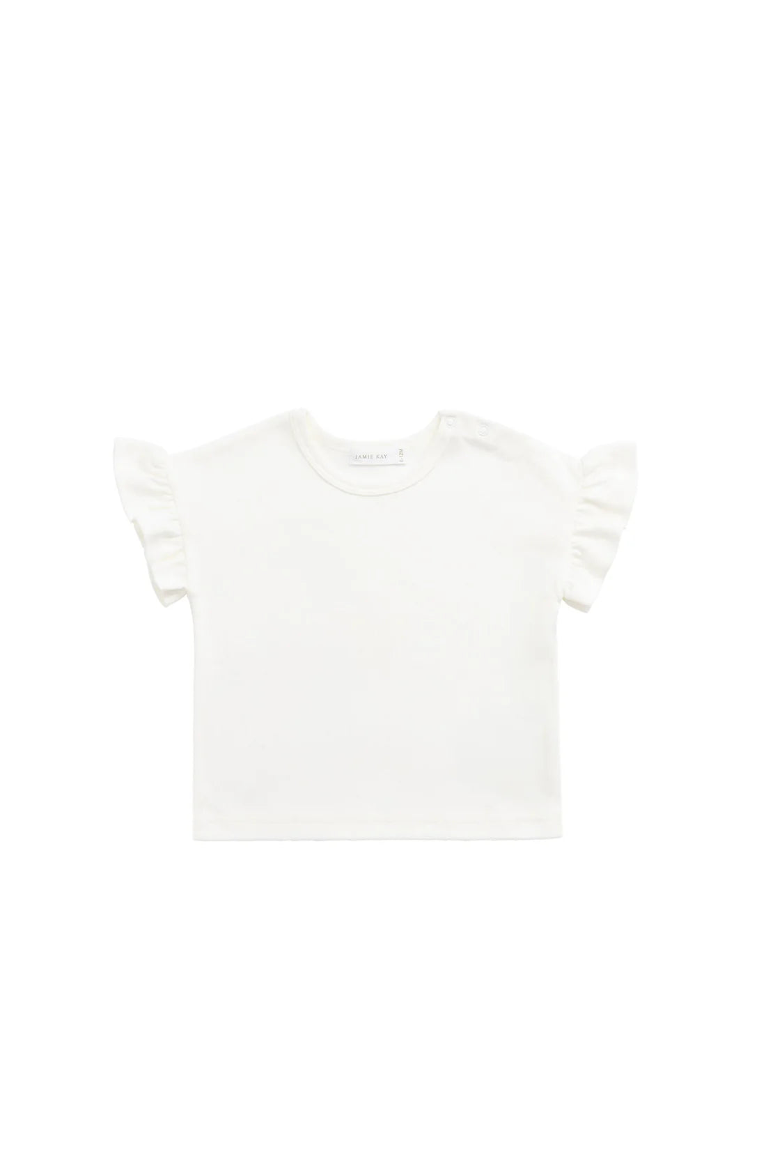 Pima Cotton Antoinette Top - Parchment