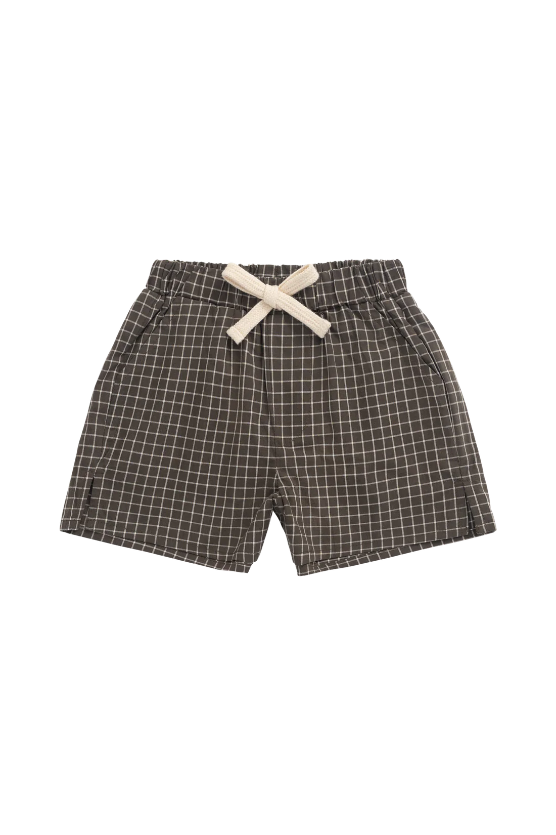 Silas Short - Variegated Grid Tarmac