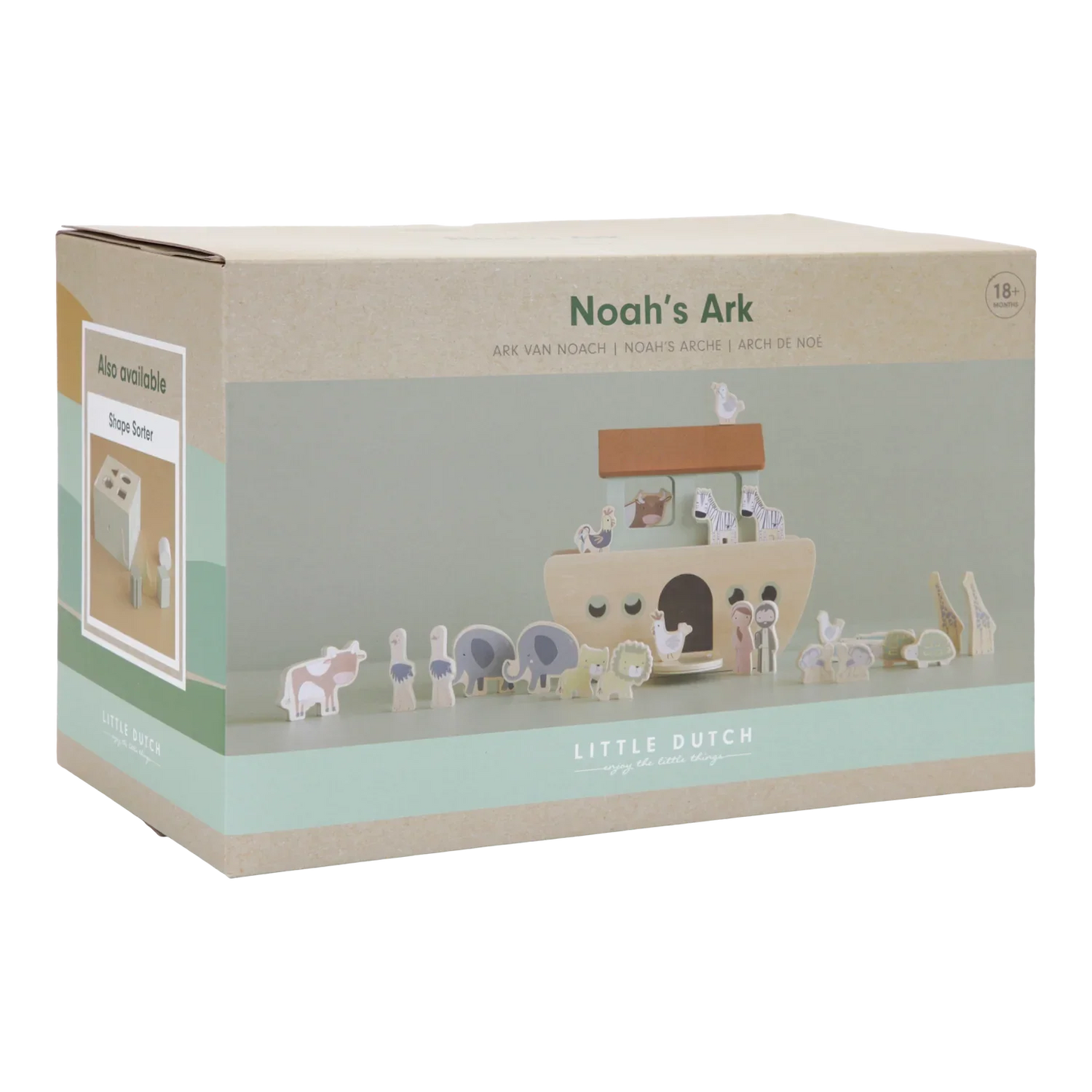 Little Dutch Wooden Noah's Ark Playset