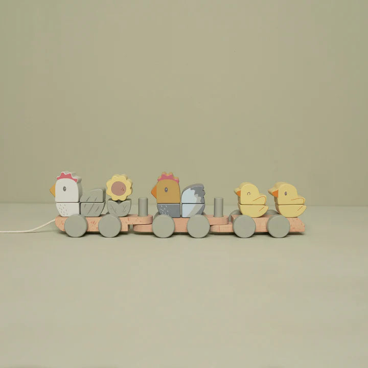 Little Farm Stacking Train Chicken