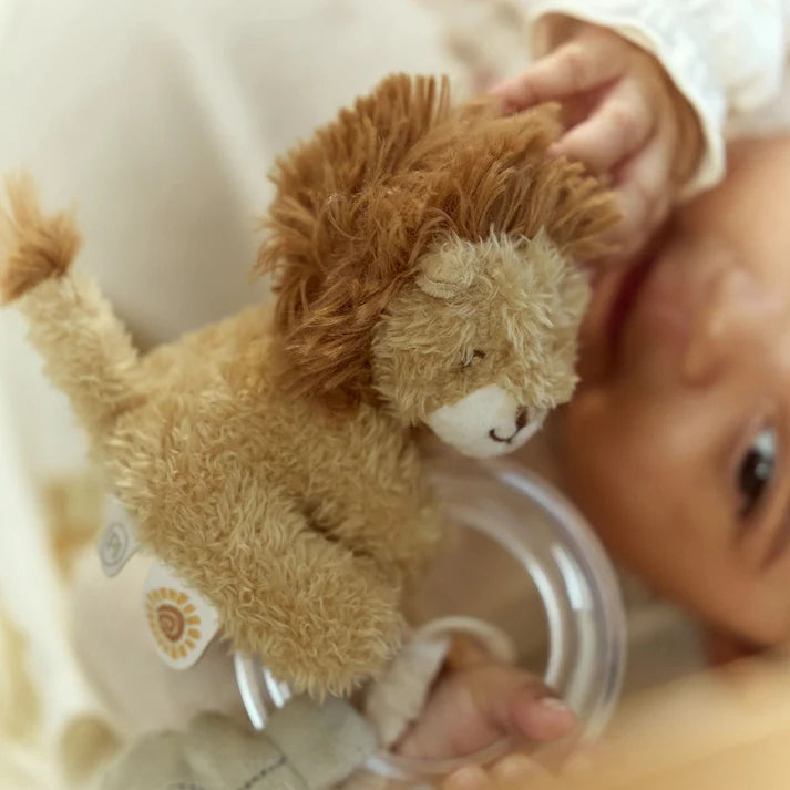 Safrai Friends Ring Rattle Lion