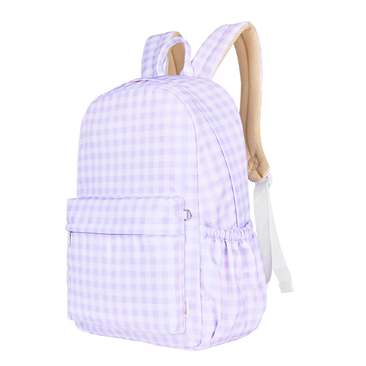 Junior Kindy/School Backback - Lilac Gingham