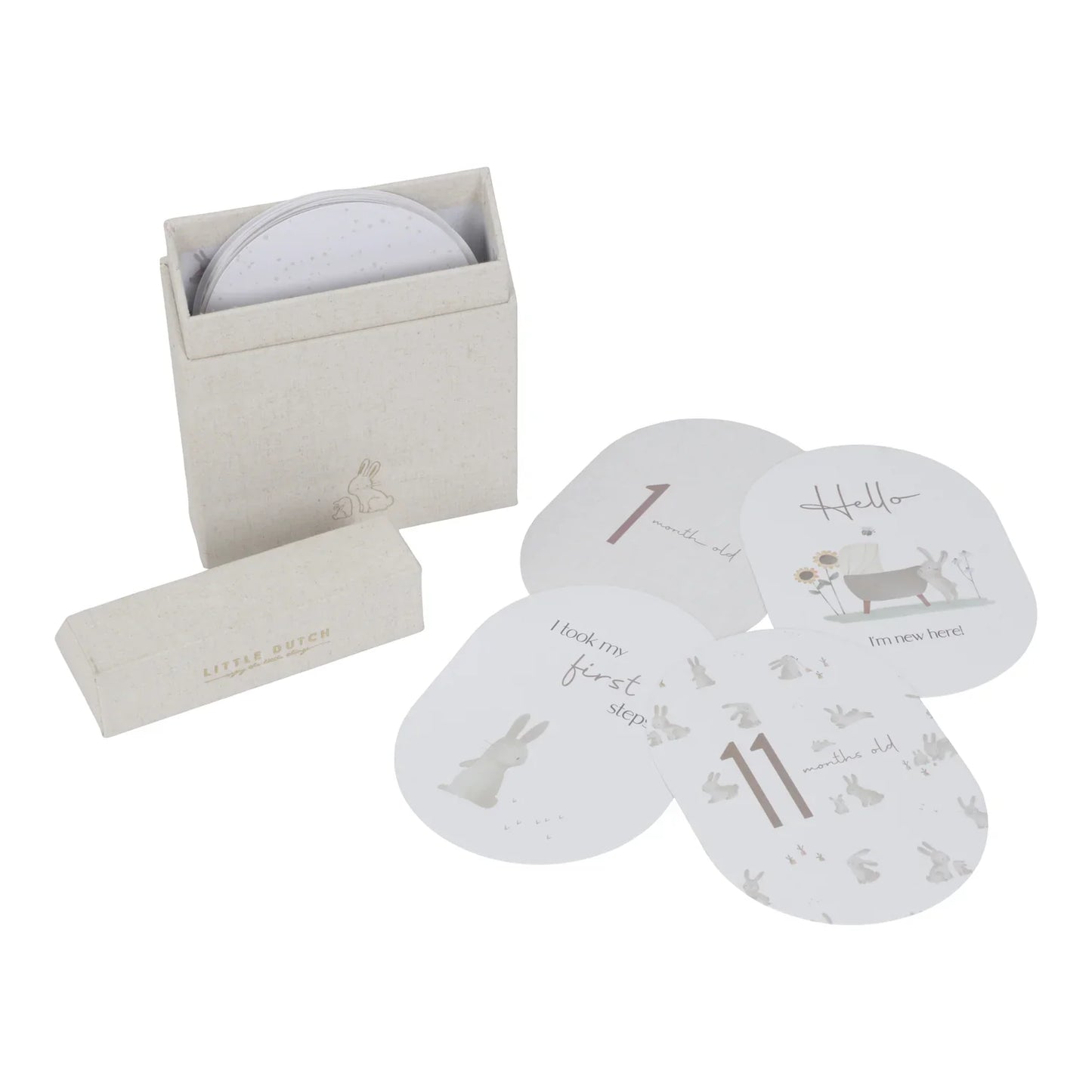 Baby Bunny Milestone Card Set