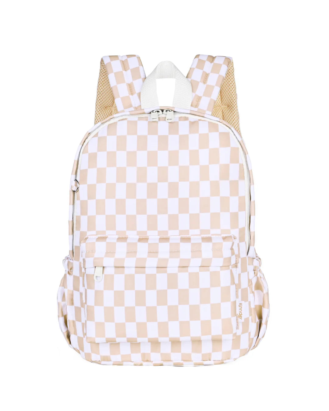 Mini Toddler Daycare Backpack - Caramel Check