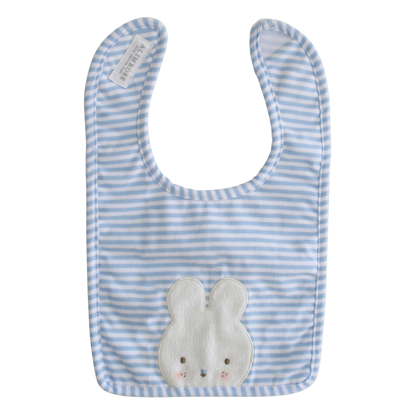 Baby Bunny Bib - Blue