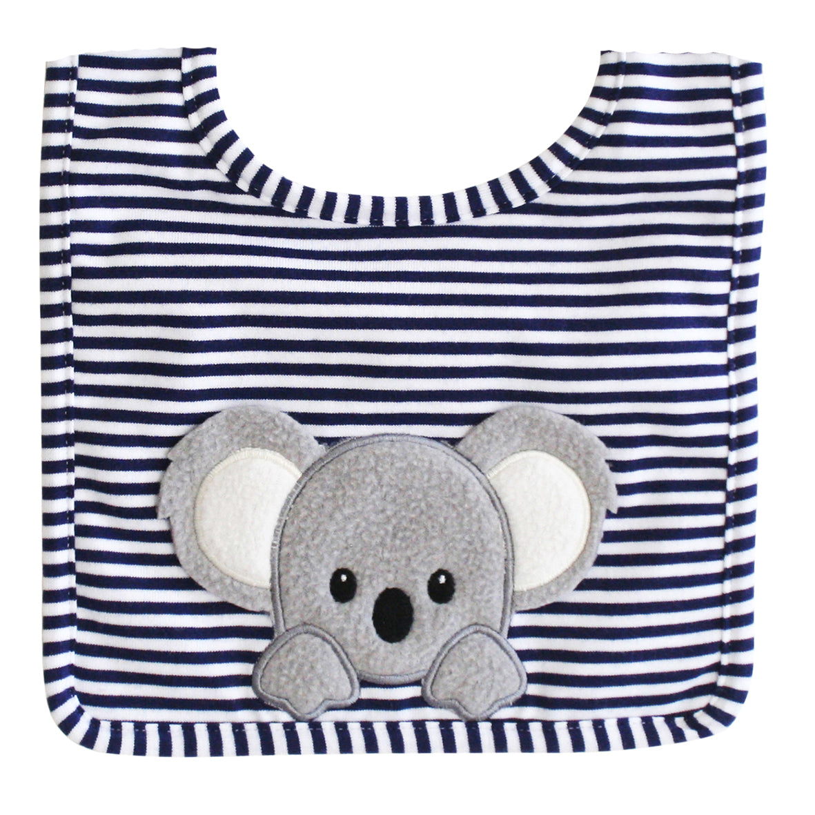Baby Koala Bib - Navy