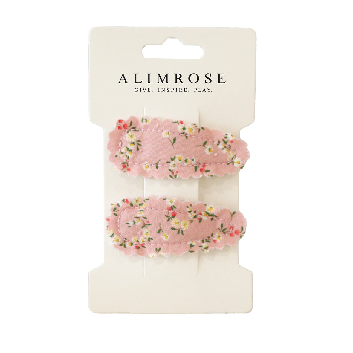 Hair Clip Set - Posy Heart