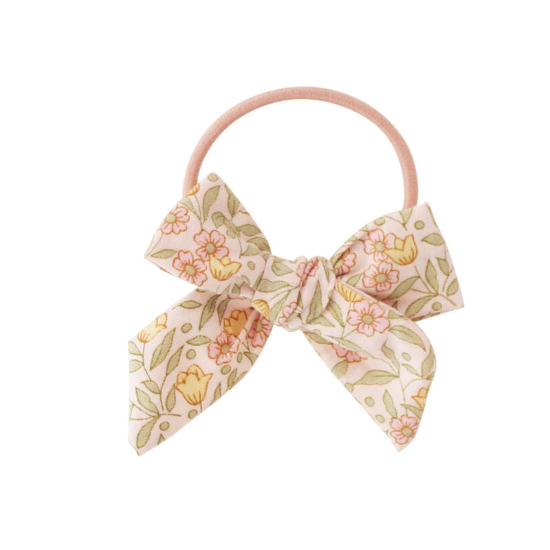 Bow Hair Tie Set - Blossom Lily Pink