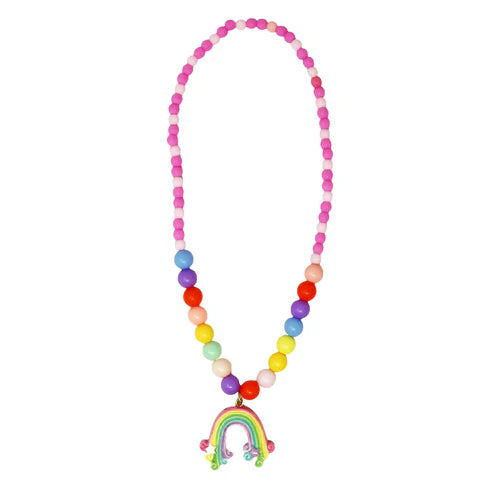 Rainbow Cloud Necklace & Bracelet Set