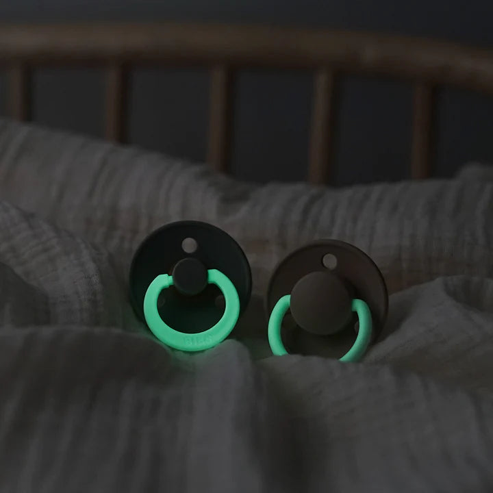 BIBS Night Glow Dummies Size 3 - Sage/Cloud