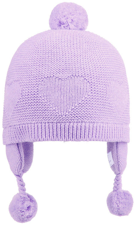 Toshi Organic Earmuff Heart Beanie - Amethyst