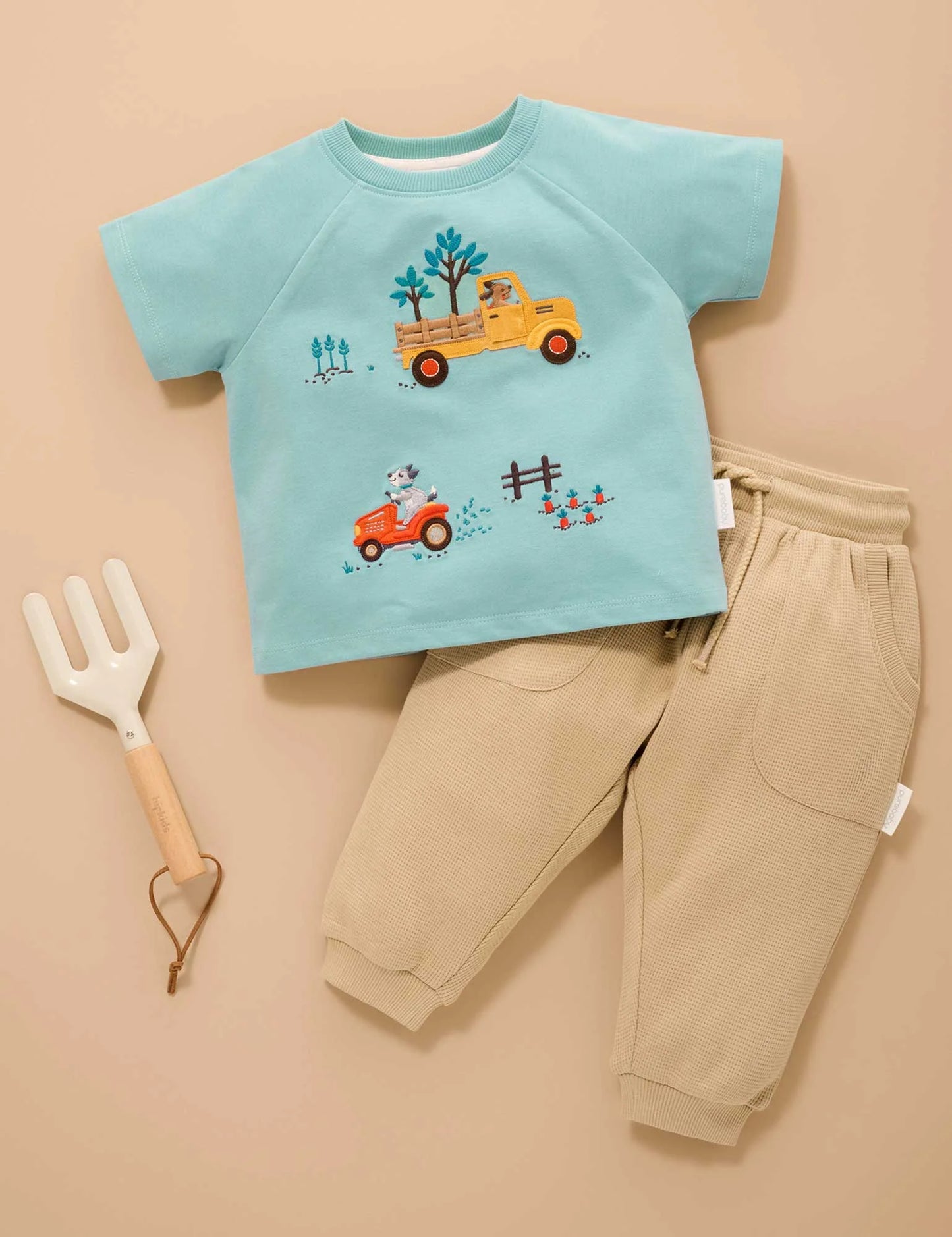 Garden Work Relaxed Tee - Eucalyptus