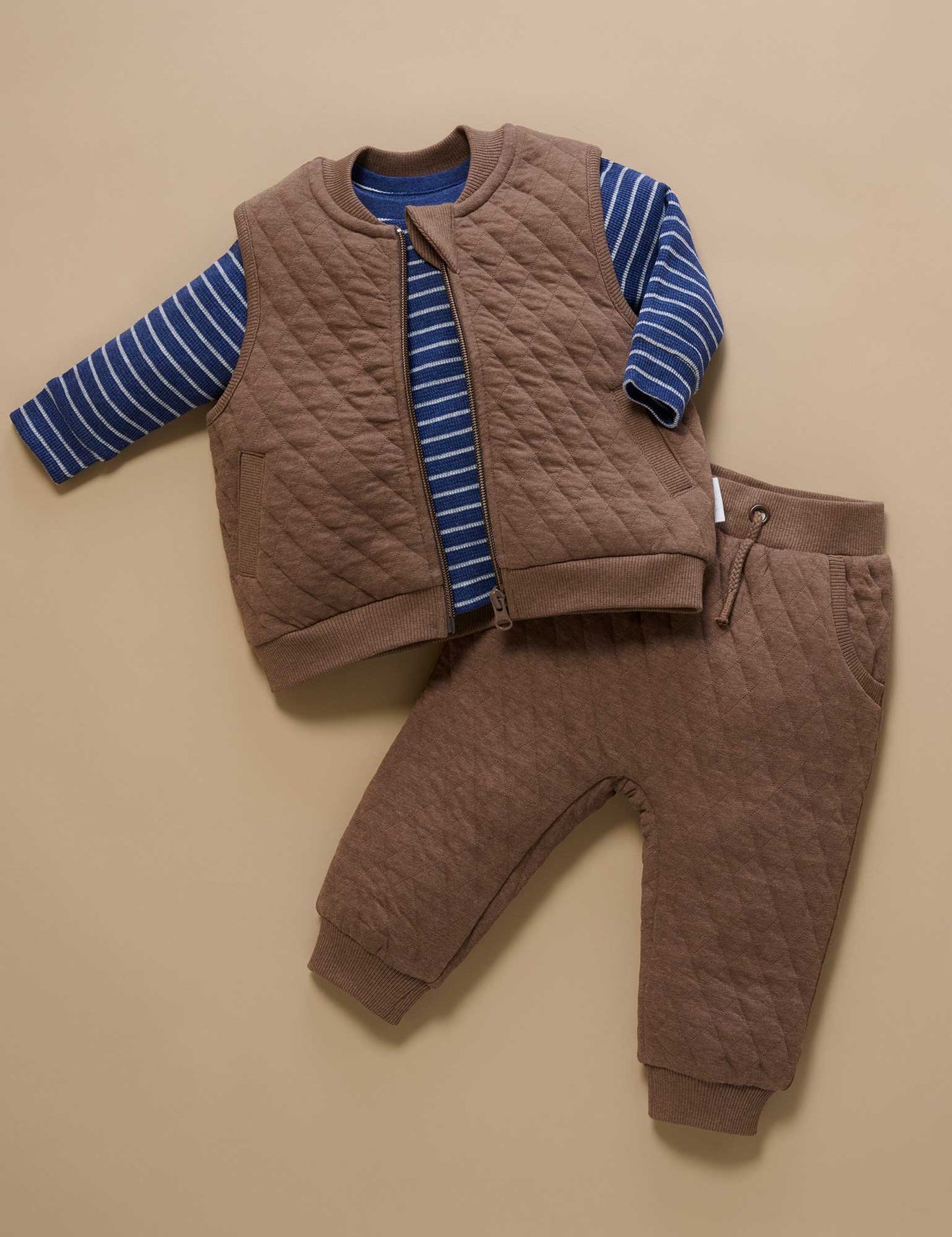 Waffle Top - Midnight Stripe