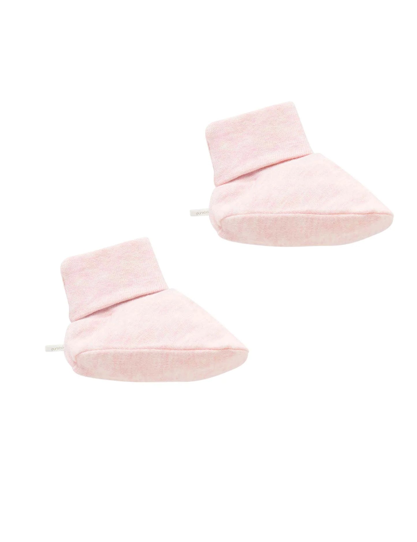 Booties -Pale Pink Melange