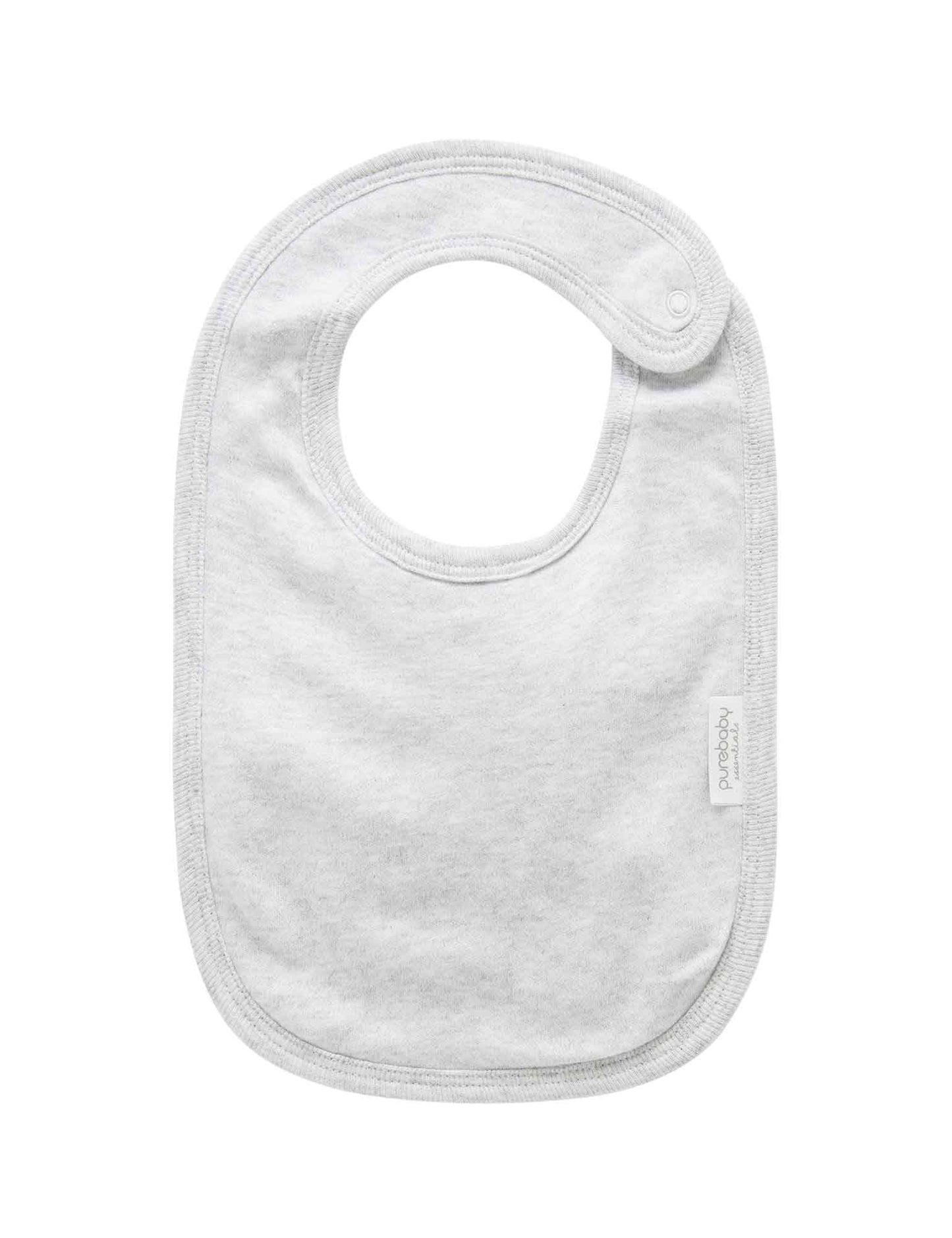 Bib - Pale Grey Melange