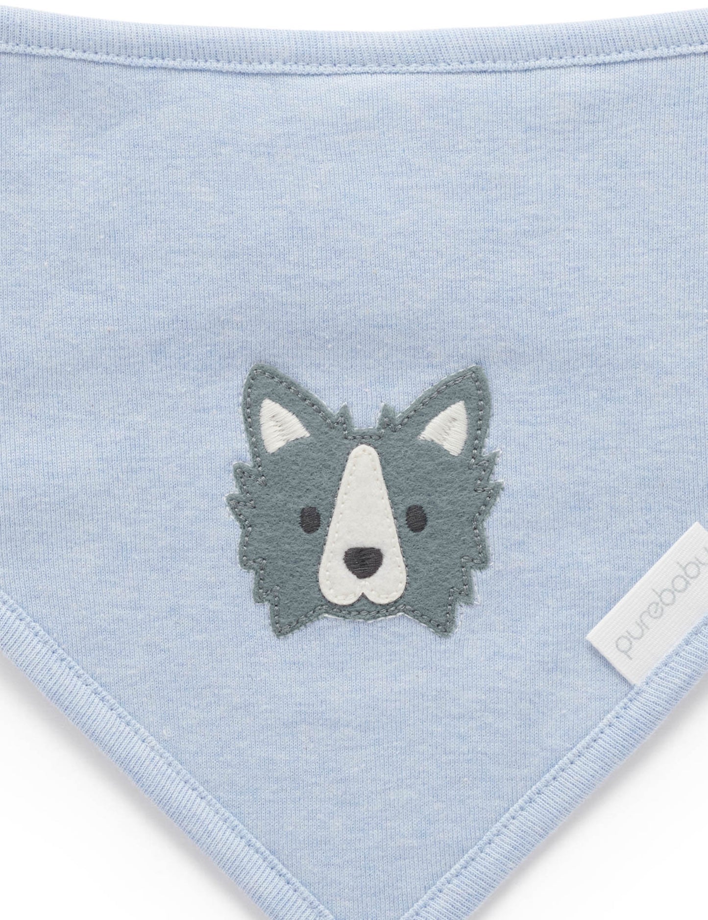 Bandana Bib - Blue Sheep Dog