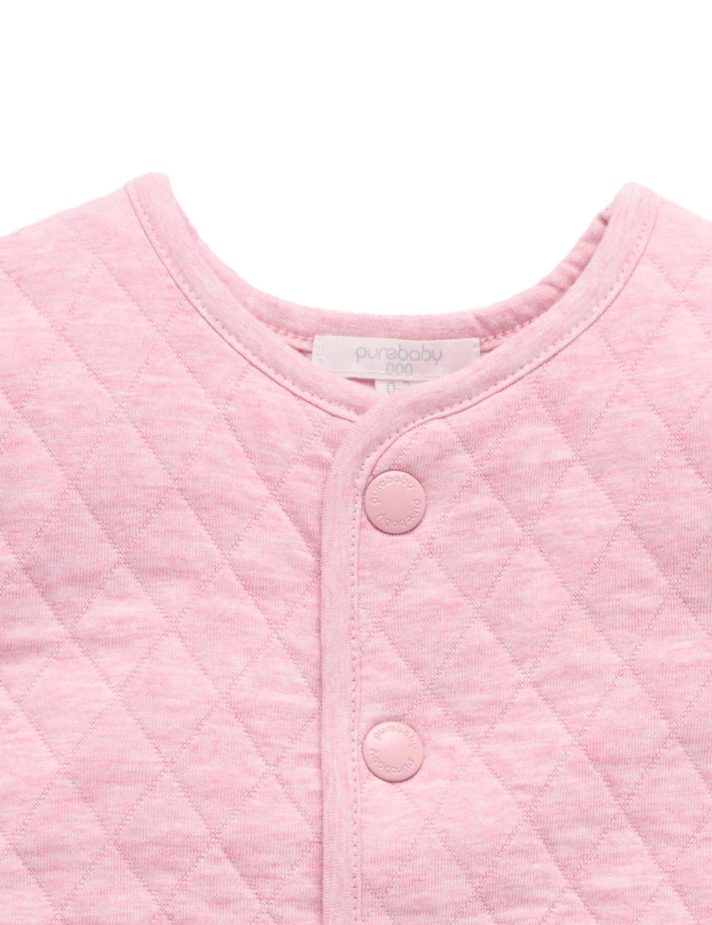 Quilted Track Suit - Petunia Melange