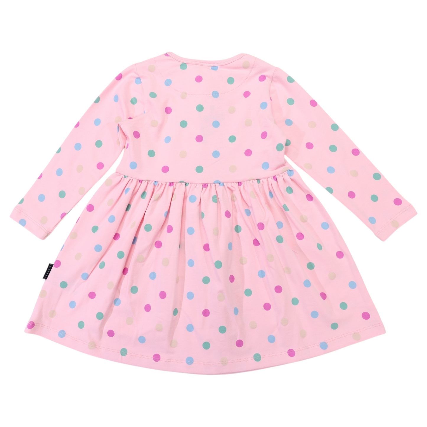 Polkadot Cotton Dress - Pink