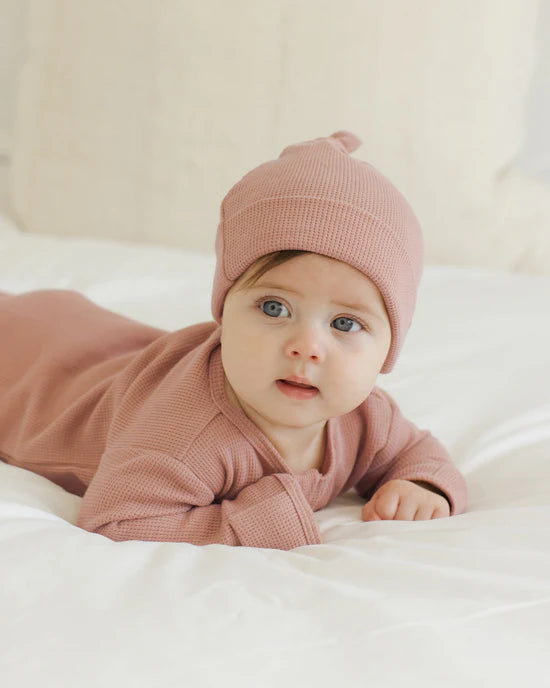 Quincy Mae Knotted Baby Hat - Rose 0-6M