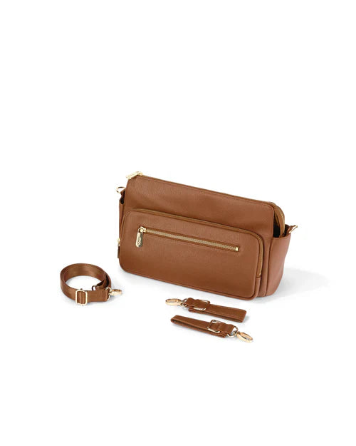 Multitasker Pram Caddy - Chestnut Brown