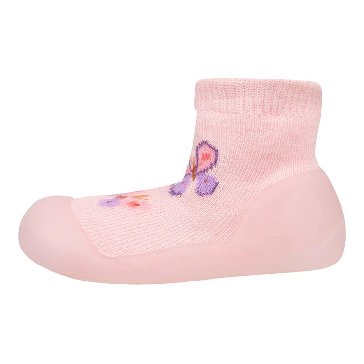 Toshi Hybrid Walking Socks - Butterfly Bliss