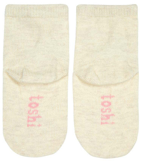 Toshi Organic Ankle Jacquard Socks - Butterfly Bliss