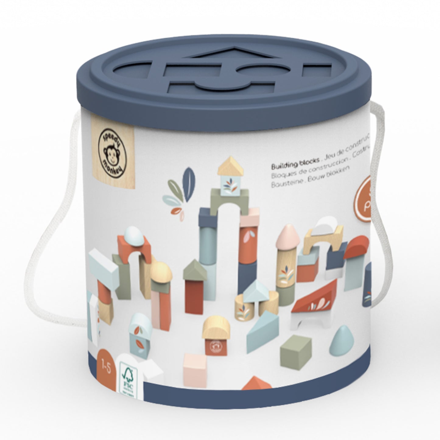 Speedy Monkey Building Blocks - 50Pce Set