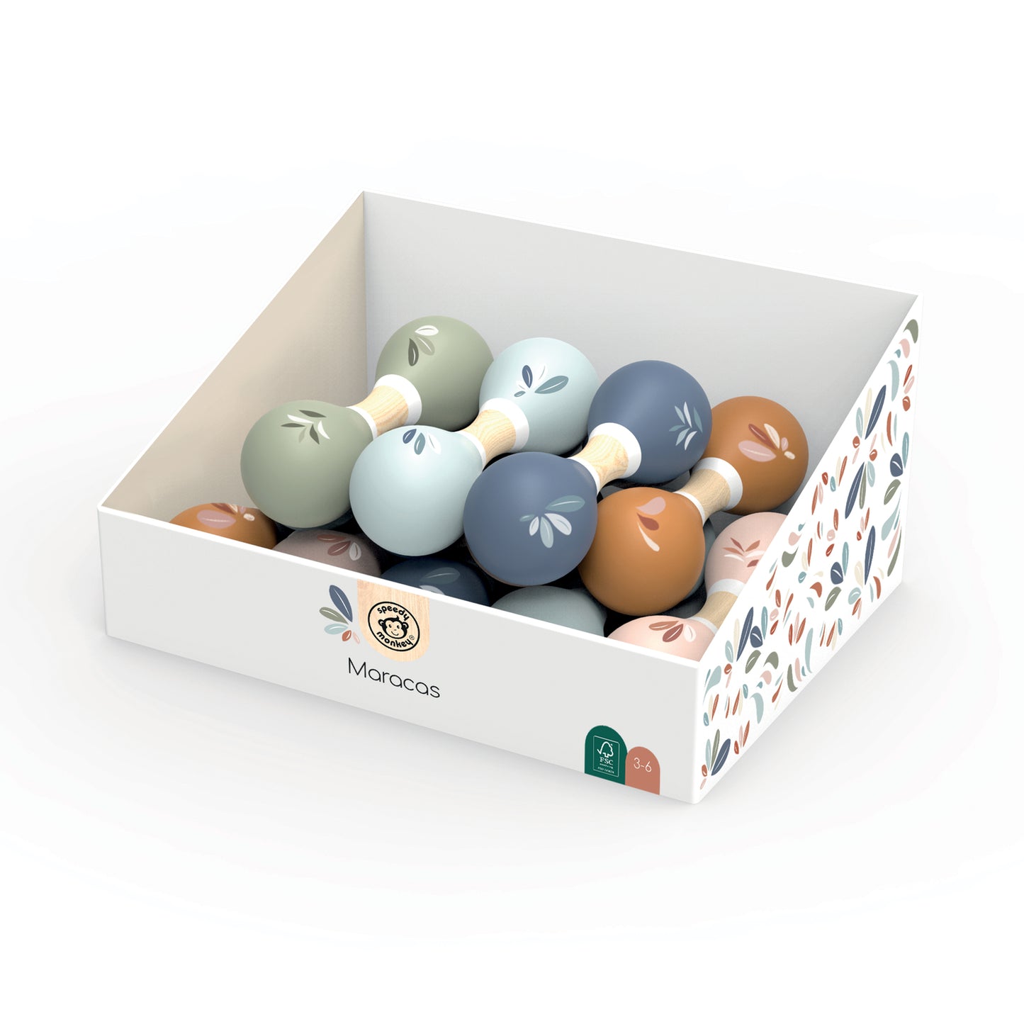 Speedy Monkey Maraca - Assorted