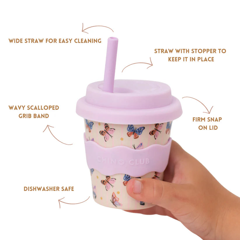 Butterfly babychino Cup 4oz