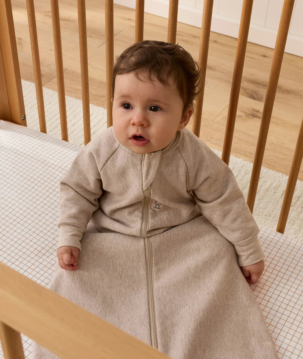 Jersey Sleeping Bag L/S 1.0 TOG - Taupe Marl