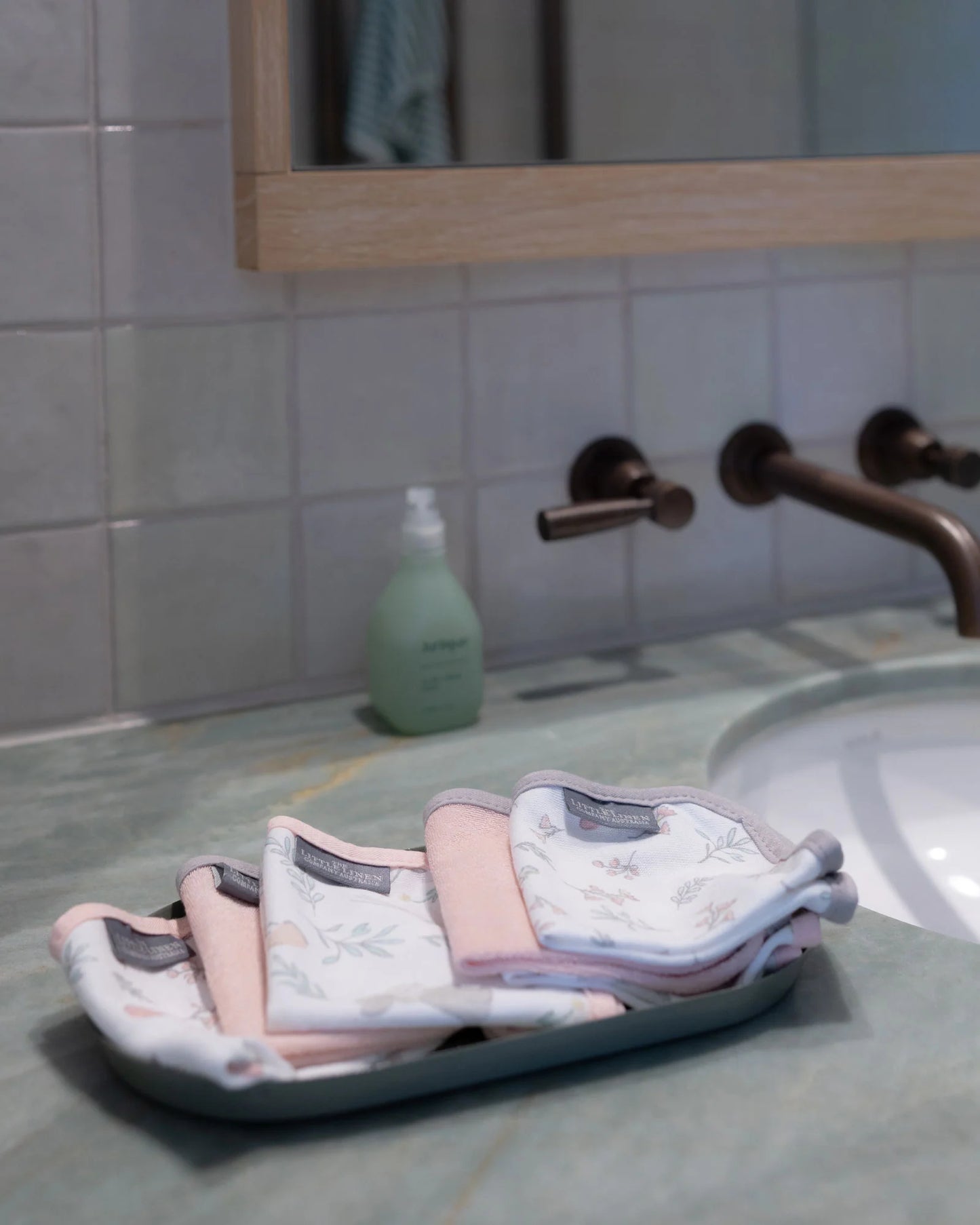 Baby Towelling Wash Cloths 6Pk - Harvest Bunny