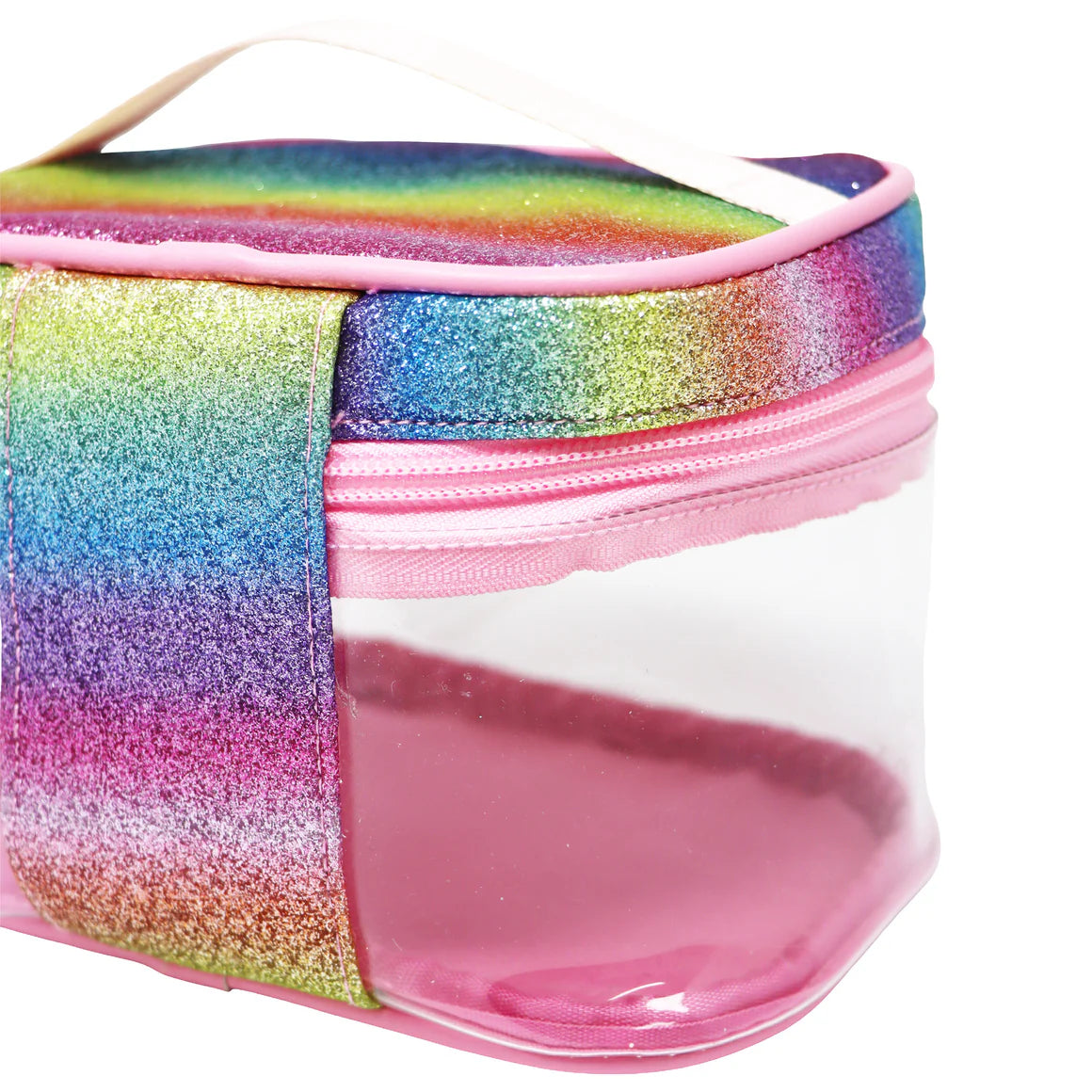 Rainbow Glitter Cosmetic Case