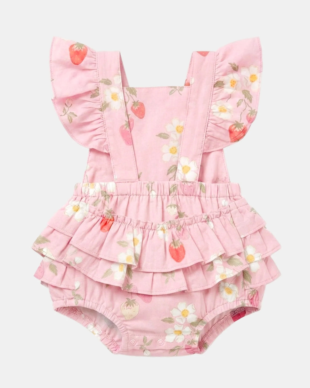 Toshi Baby Romper - Strawberry Fields Blossom