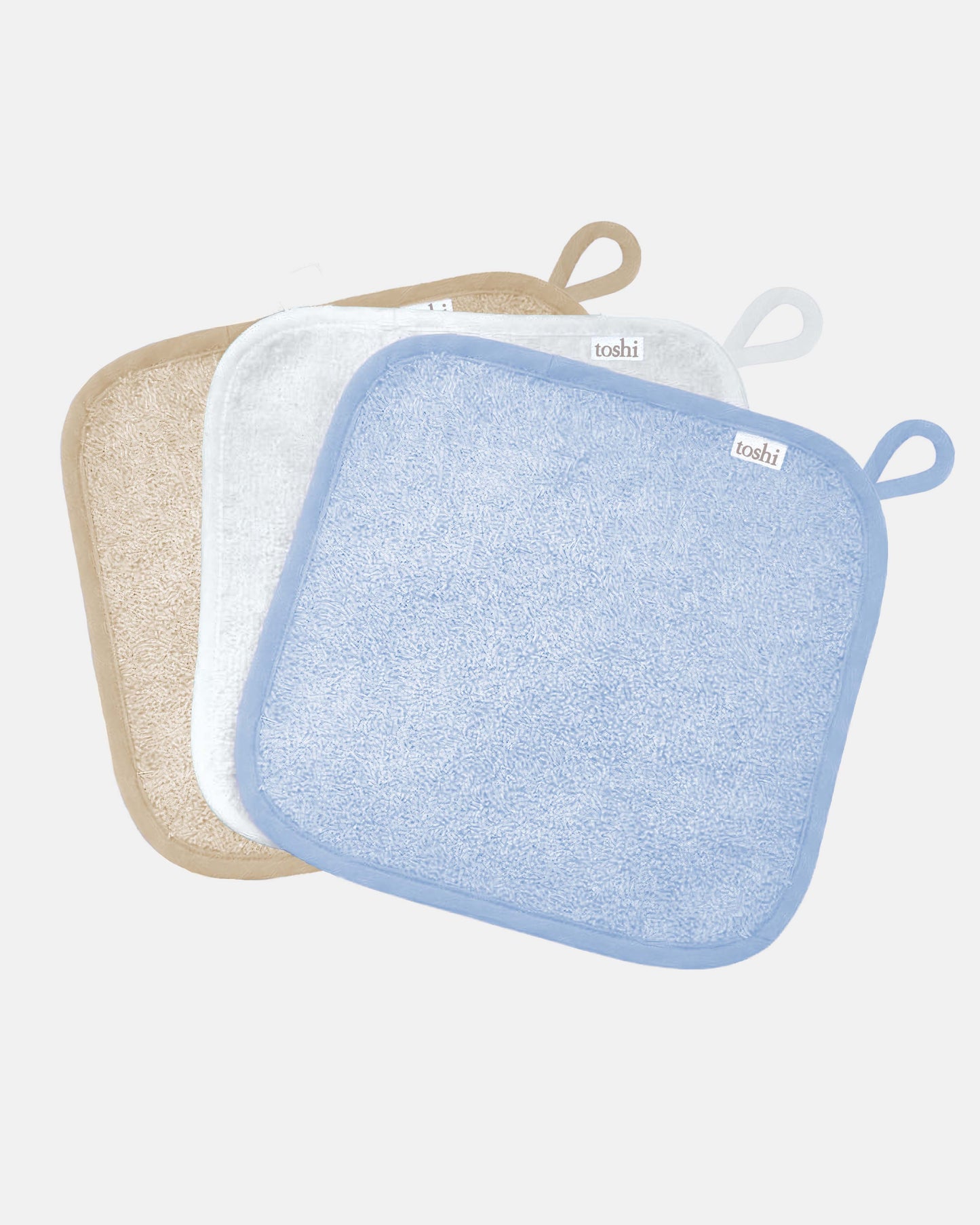 Toshi Baby Washcloth Yummy 3Pkt - Handsome