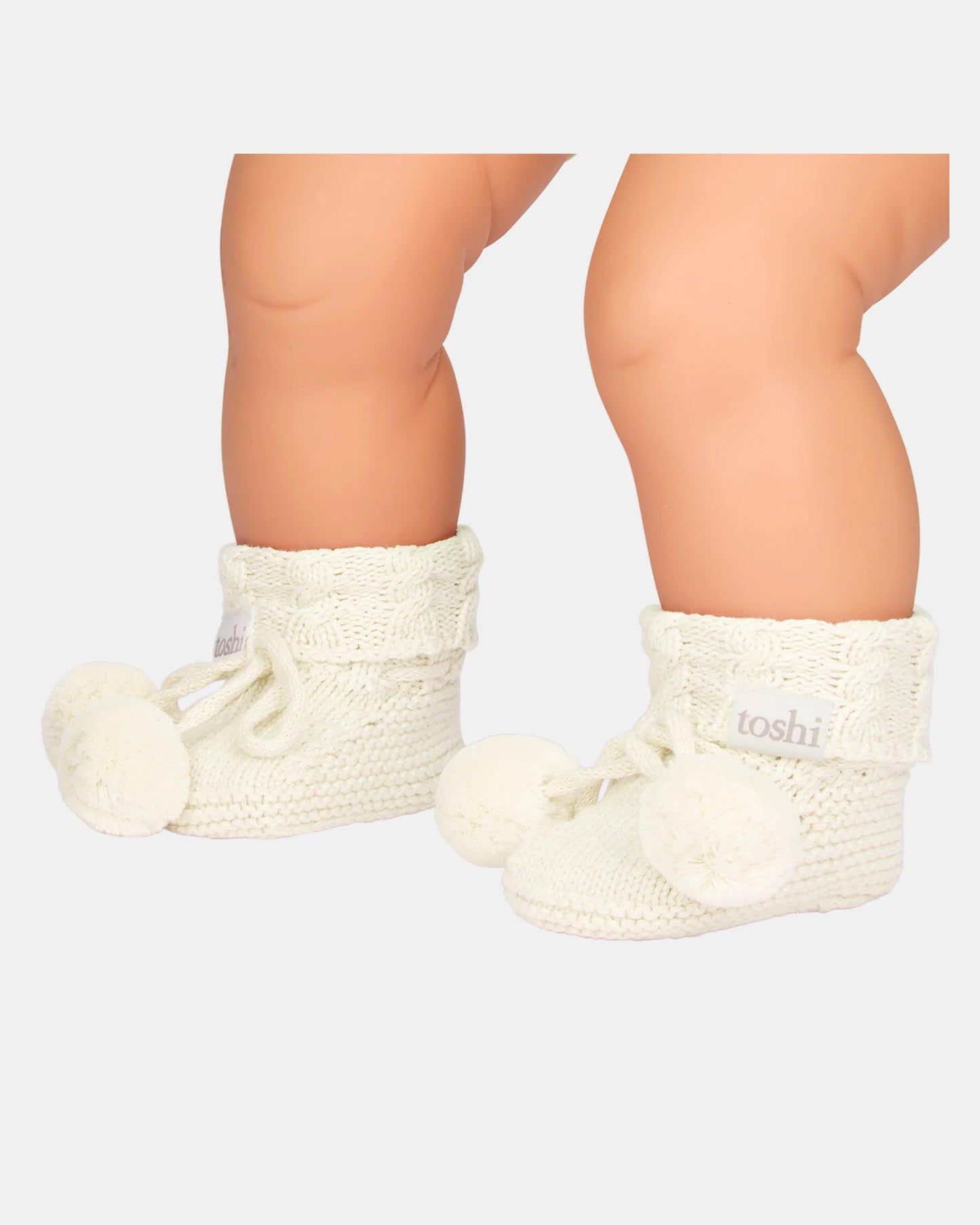 Toshi Organic Booties Yummy - Cream