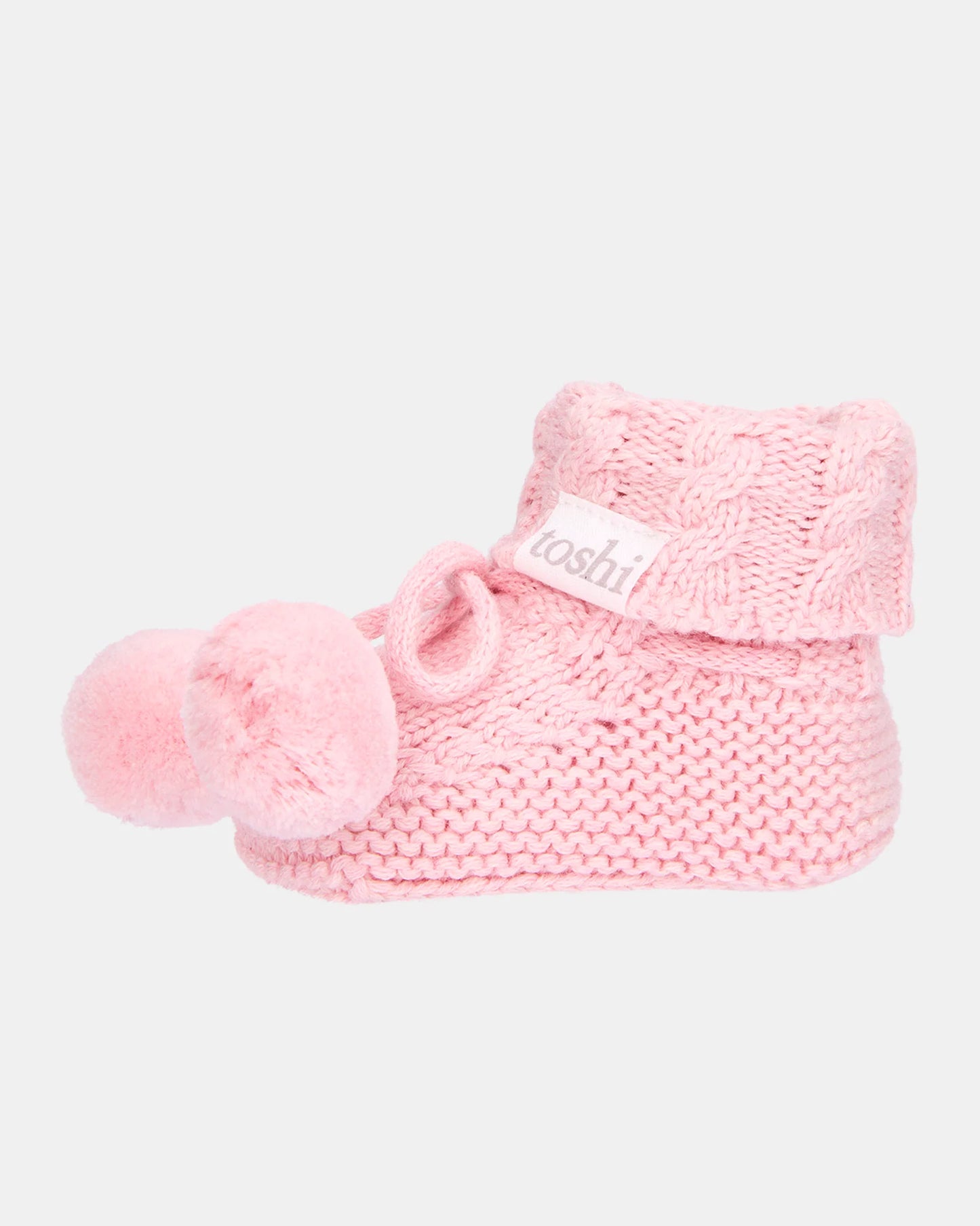 Toshi Organic Booties Yummy - Misty Rose