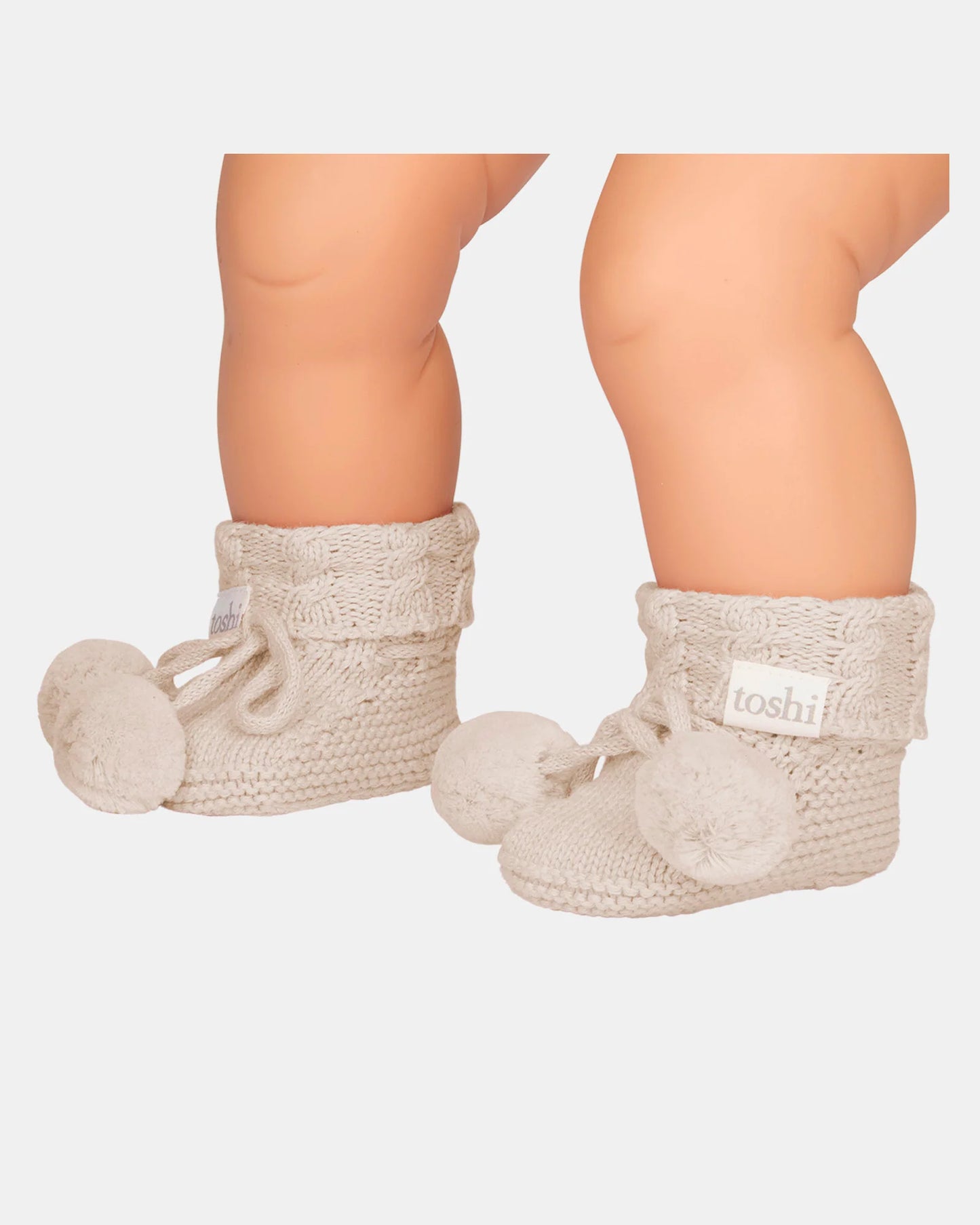 Toshi Organic Booties Yummy - Oatmeal