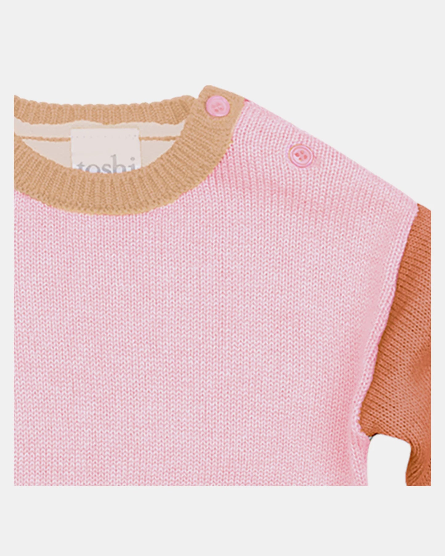 Organic Jumper Bobby - Misty Rose