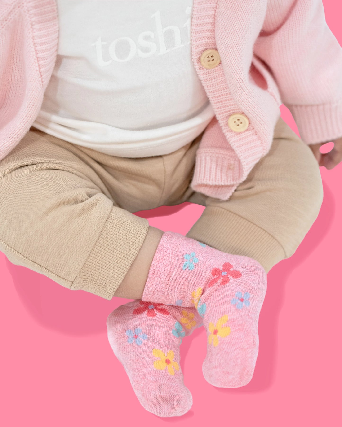 Toshi Organic Ankle Socks - Daisy