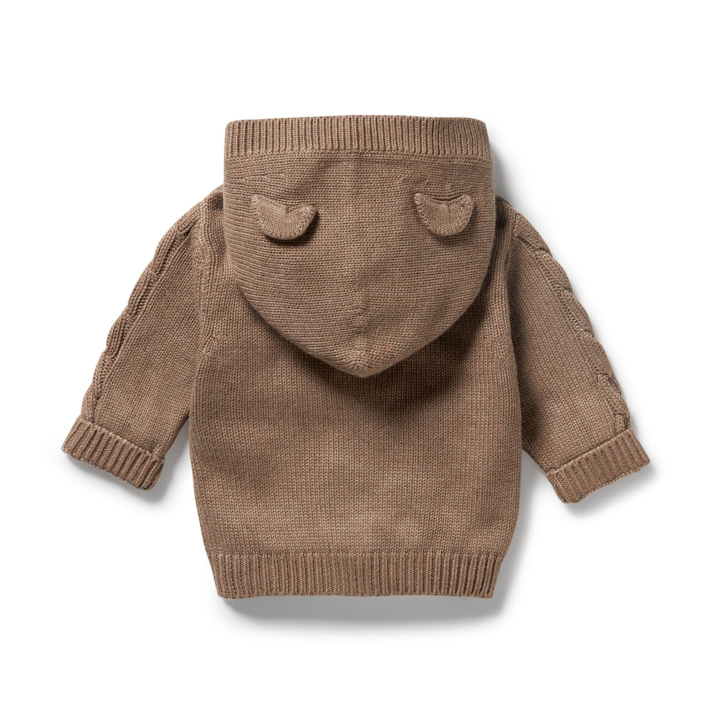 Knitted Cable Jacket - Coco Speckle