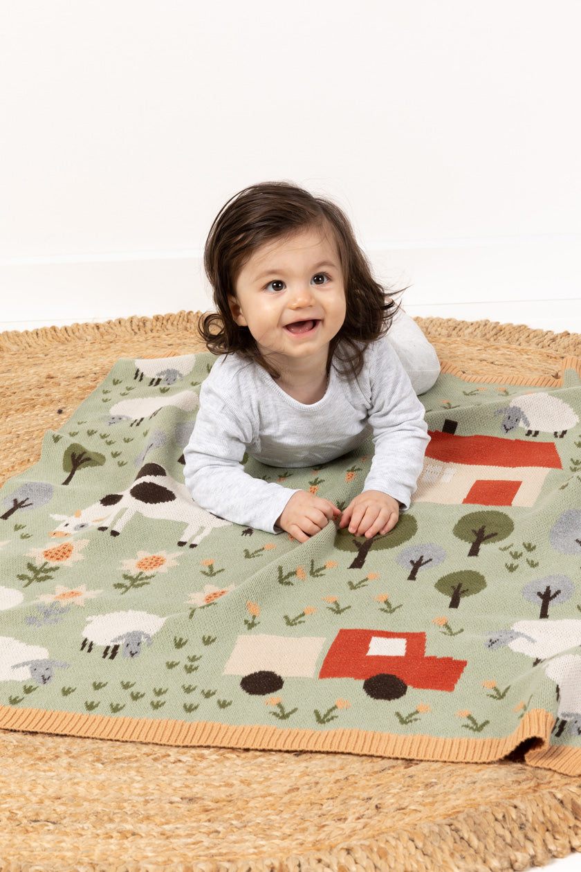 Cotton Baby Blanket - Up Country