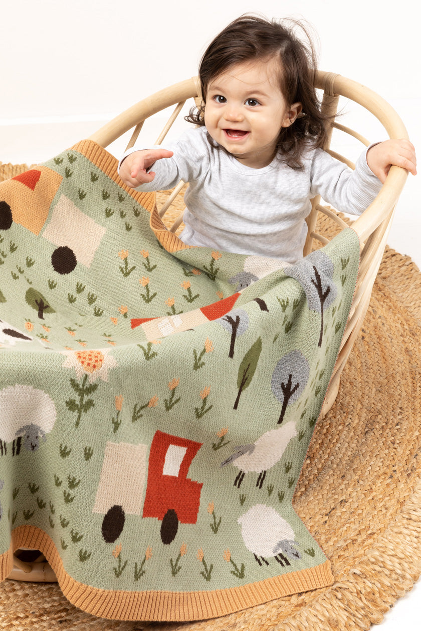 Cotton Baby Blanket - Up Country