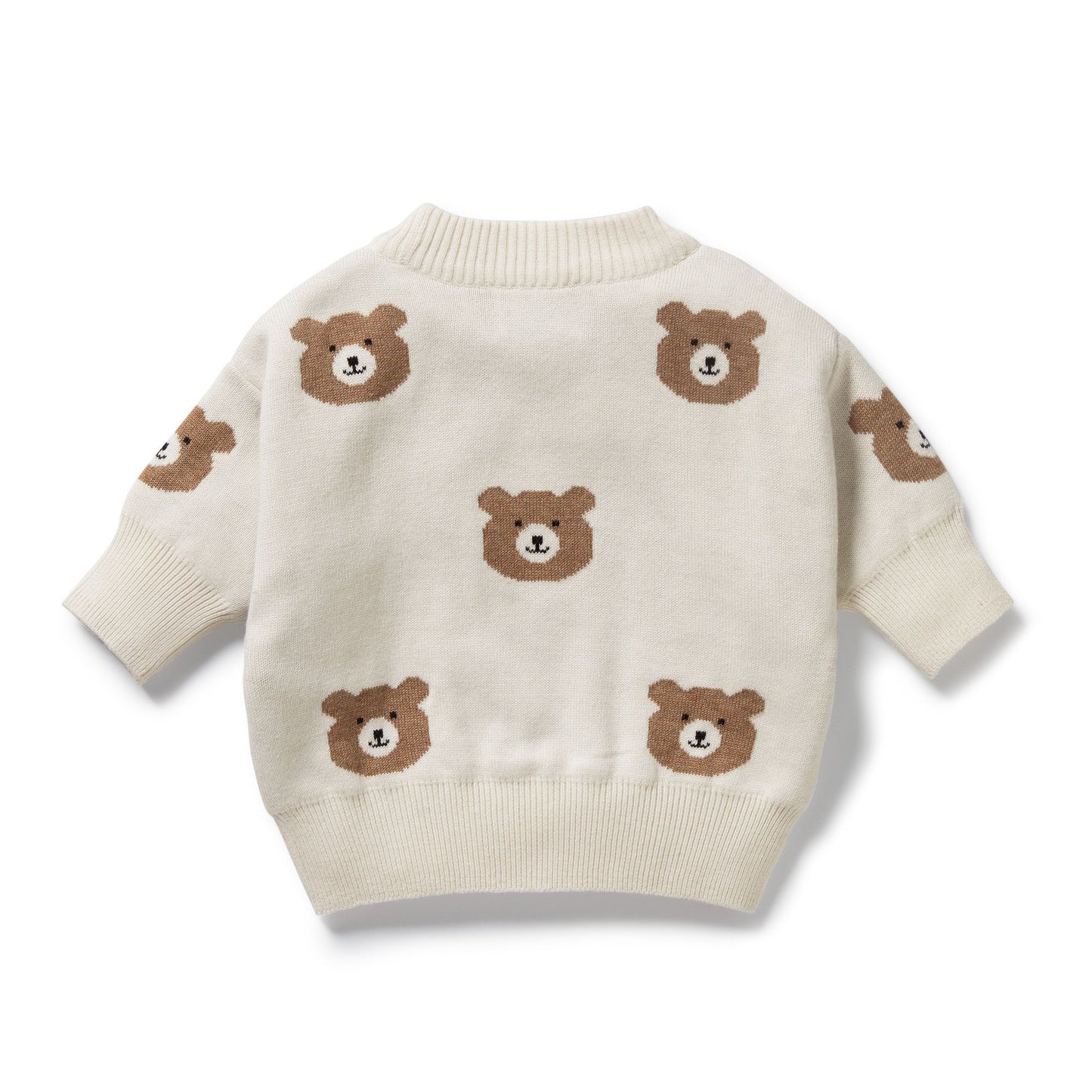 Knitted Jacquard Jumper - Beary cute