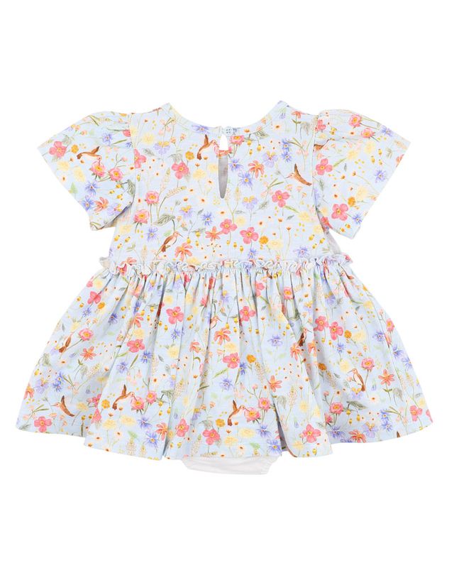 Overlay Dress - Songbird Print