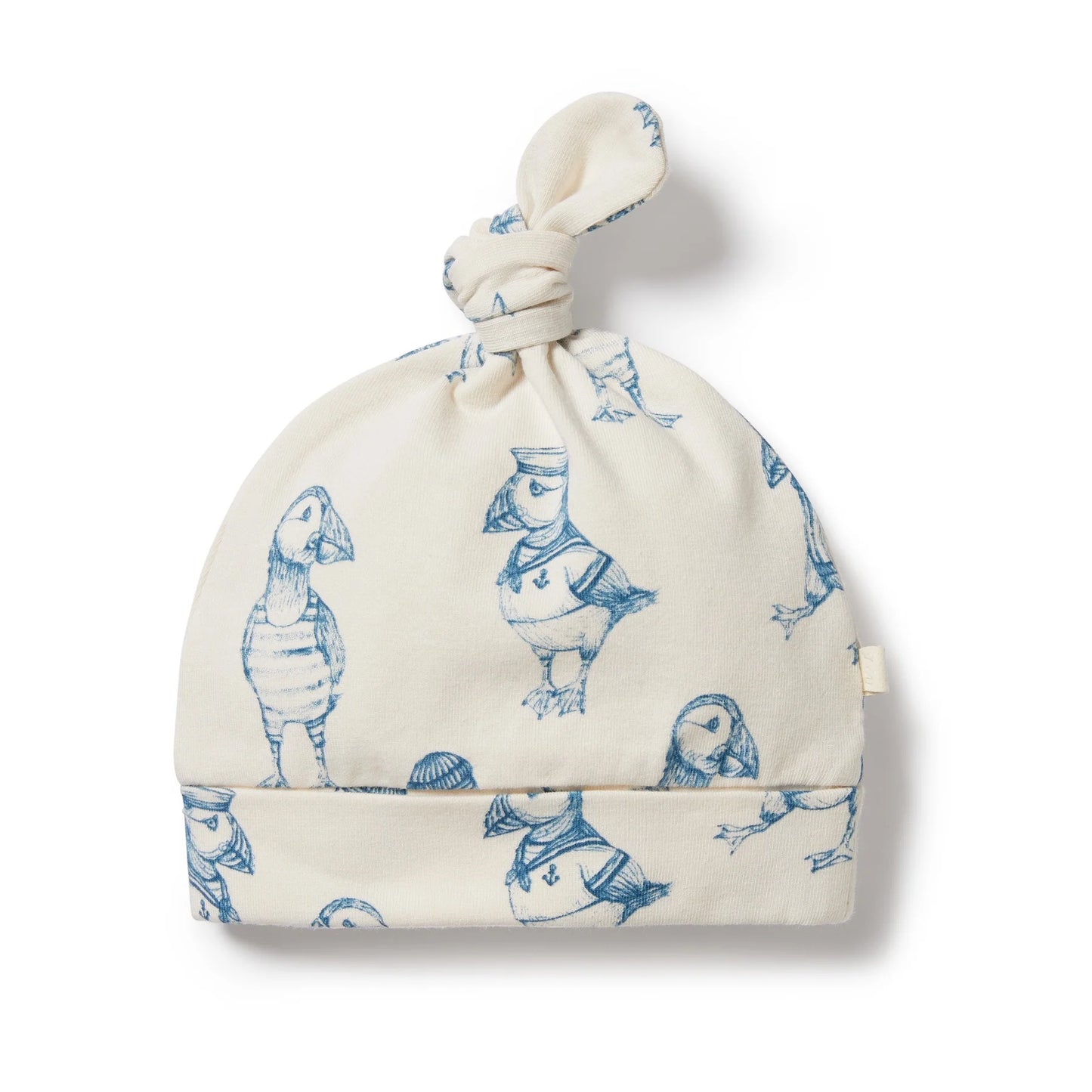 Organic Knot Hat - Petit Puffin